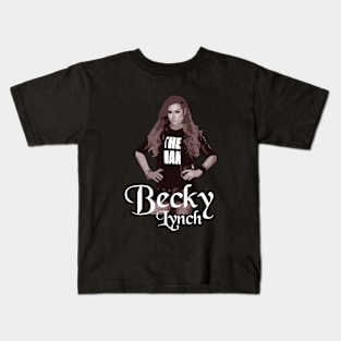 WRESTLEMANIA // BECKY LYNCH Kids T-Shirt